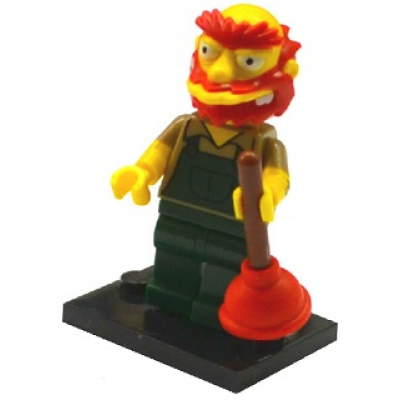 LEGO MINIFIG SIMPSONS 2 Gardien de parc Willie 2015